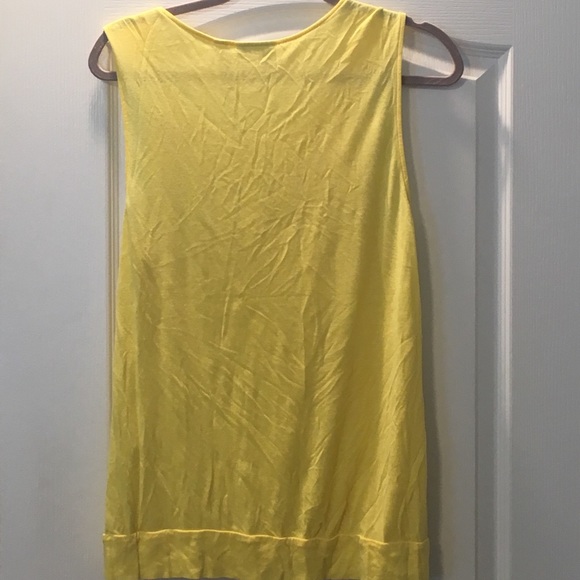 Yellow New York and Co. summer top - Picture 4 of 4